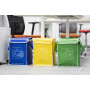 Afvalzak set van 3 recycling tas voor diverse soorten afval