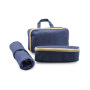 Roll-on make-up tas oprolbaar polyester 23,5 x 52,3 x 6,5 cm - blauw
