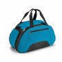 Fit sporttas met zijvak voor schoenen polyester 52 x 30 x 25,5 cm - lichtblauw
