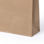 Sio B papieren tas natuurlijk papier 100 grams 22 x 23 x 9 cm
